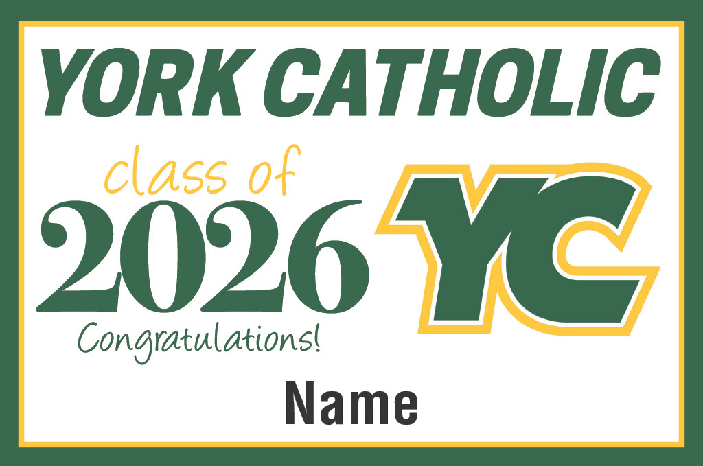 Class of 2026 yard sign